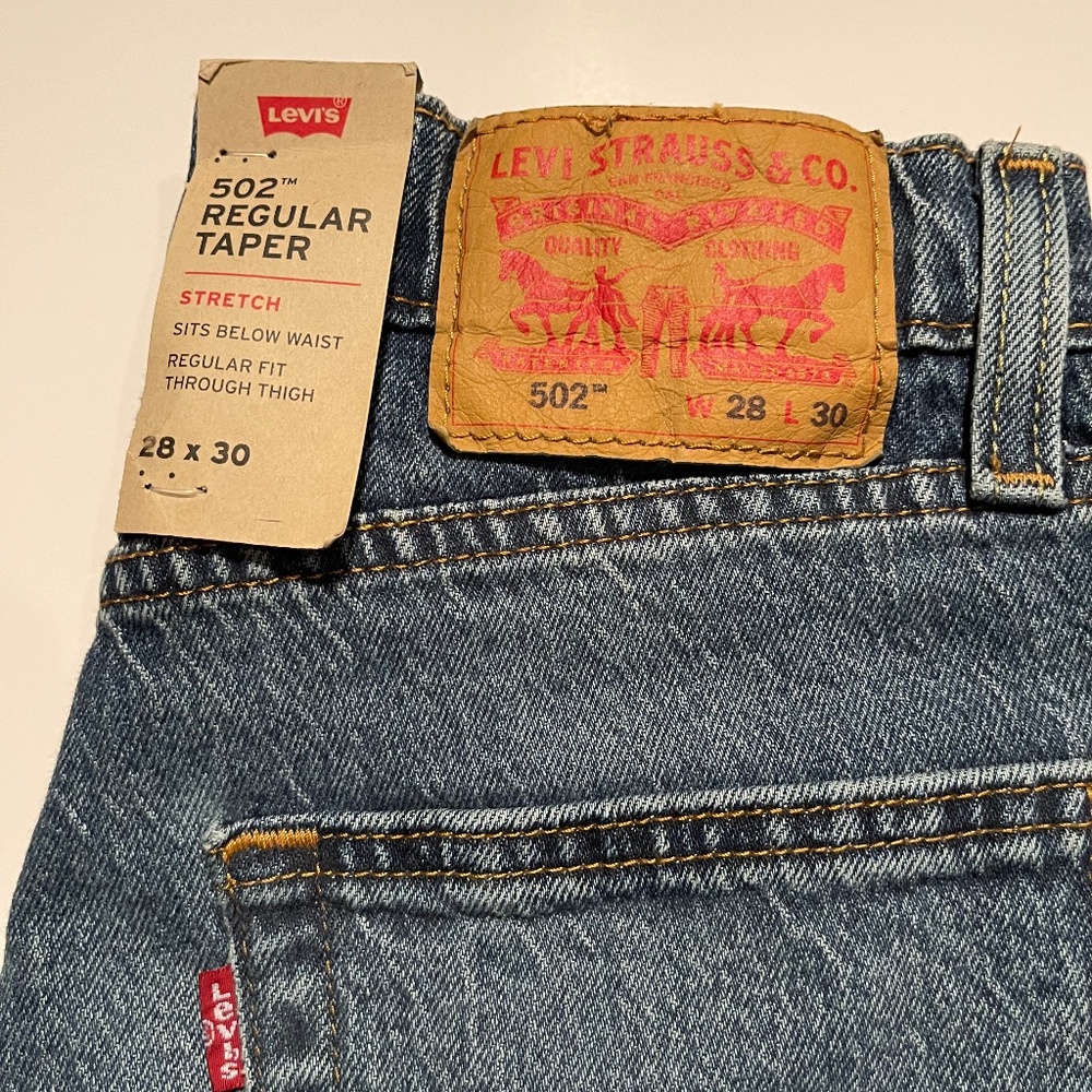 Levi’s 28x30  502 Regular Taper Strech